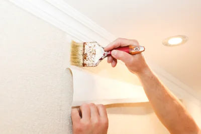 Pose de papier peint à Chantemerle — revêtements muraux et toiles de verre